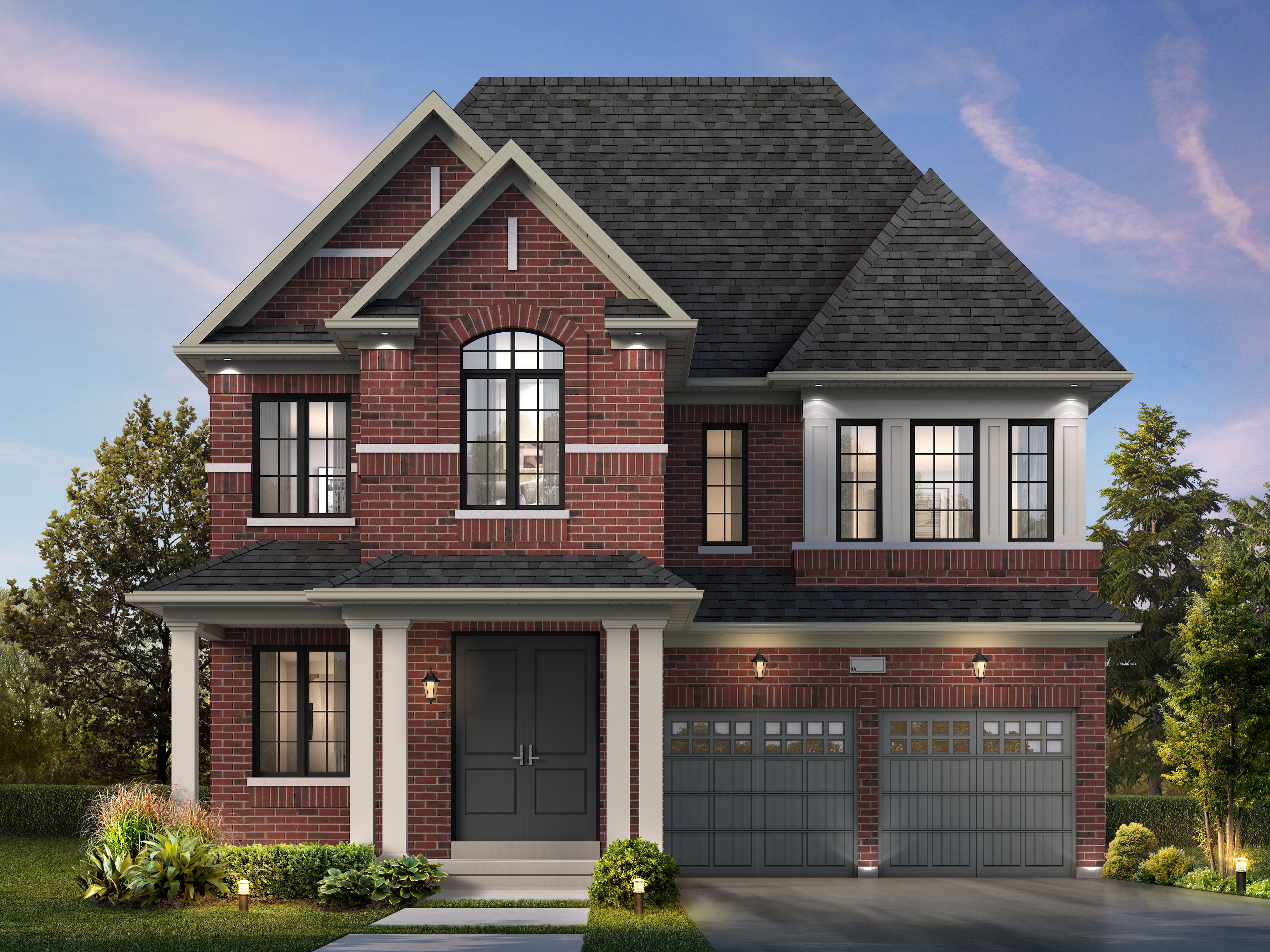 Bloom Park 43ft home rendering — alternate elevation
